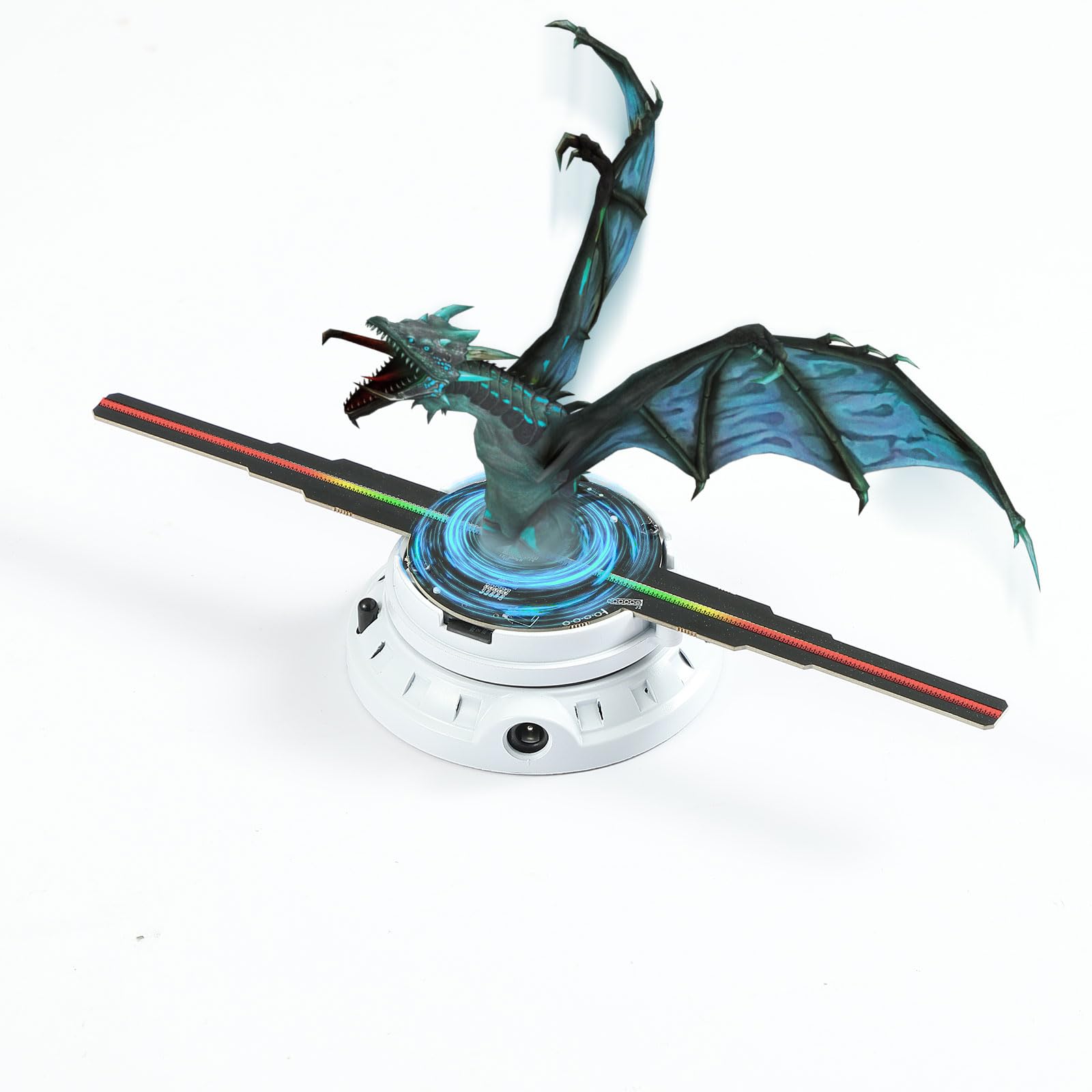 Photo 1 of Missyou 9.1" 3D Hologram Fan with Wi-Fi Bluetooth Control, LED Lights, 700 Video Library, Remote, for Trade Shows, Exhibitions, Festivals, and Events