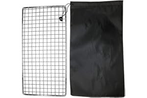 ZipSeven Camping Bushcraft Backpacker Grill Welded Stainless Steel Campfire Cooking Grate High Strength Outdoor Mesh Gear for