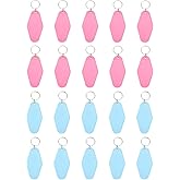 PATIKIL Vintage Motel Keychain, Blank Hotel Keychains Rhombus Retro Key Tag for DIY Crafts Ornament Luggage Labels Tags