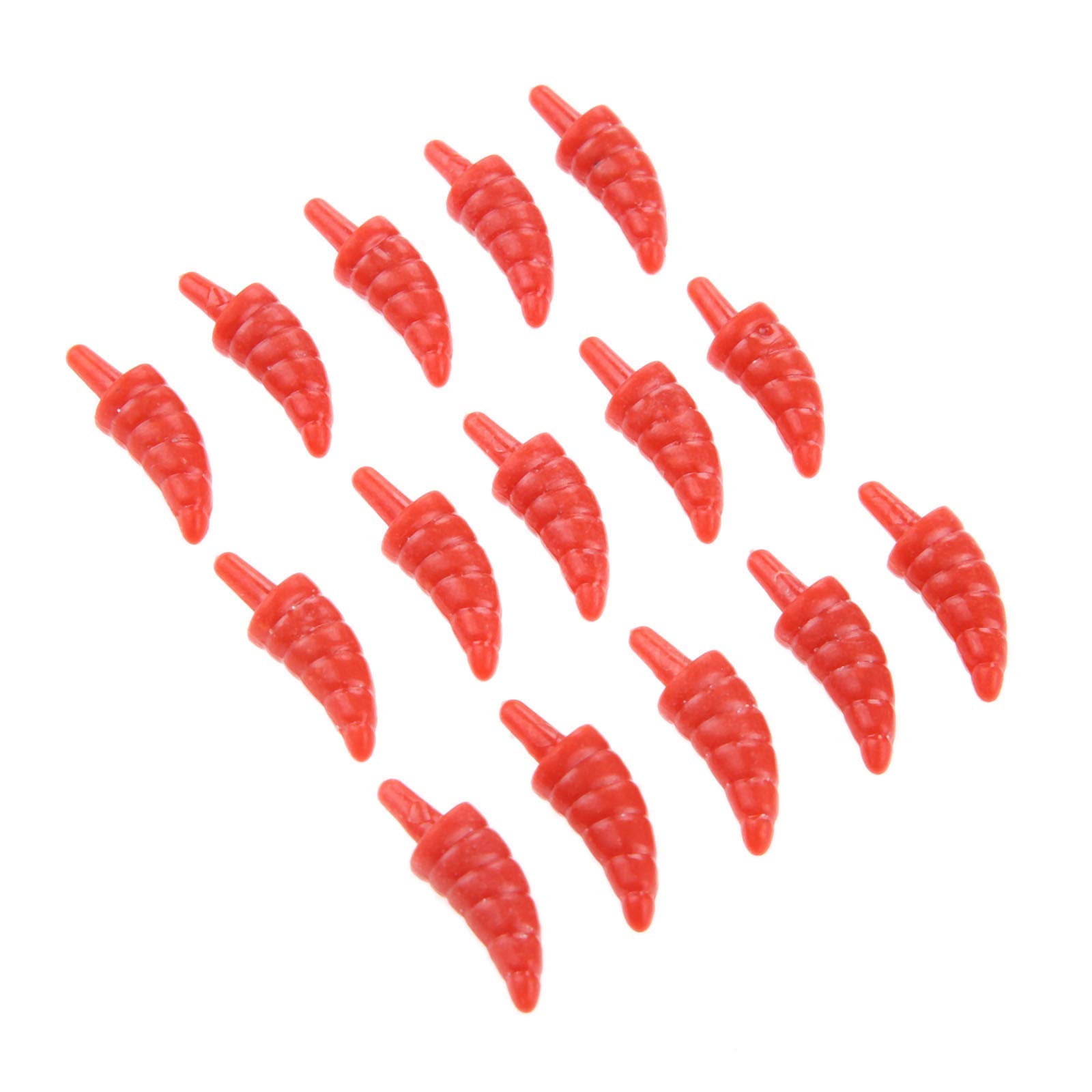 50PCS Mini Snowman Nose Plastic Red Nose DIY Ornament Christmas Decoration Craft for Santa Claus Noses