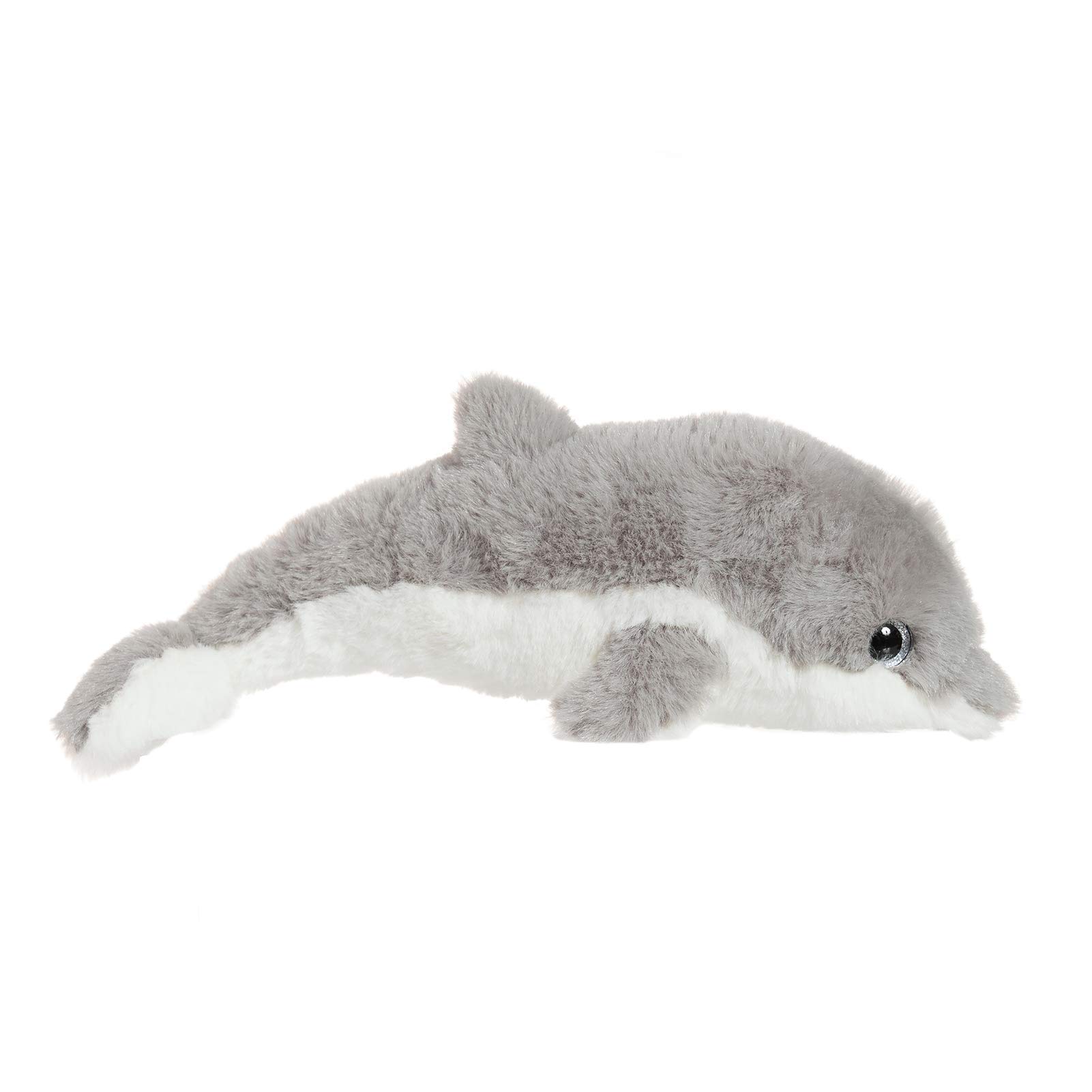 Apricot Lamb Toys Plush Dolphin Stuffed Animal Soft Cuddly Perfect for Girls Boys (Grey Dolphin, 12 Inches)