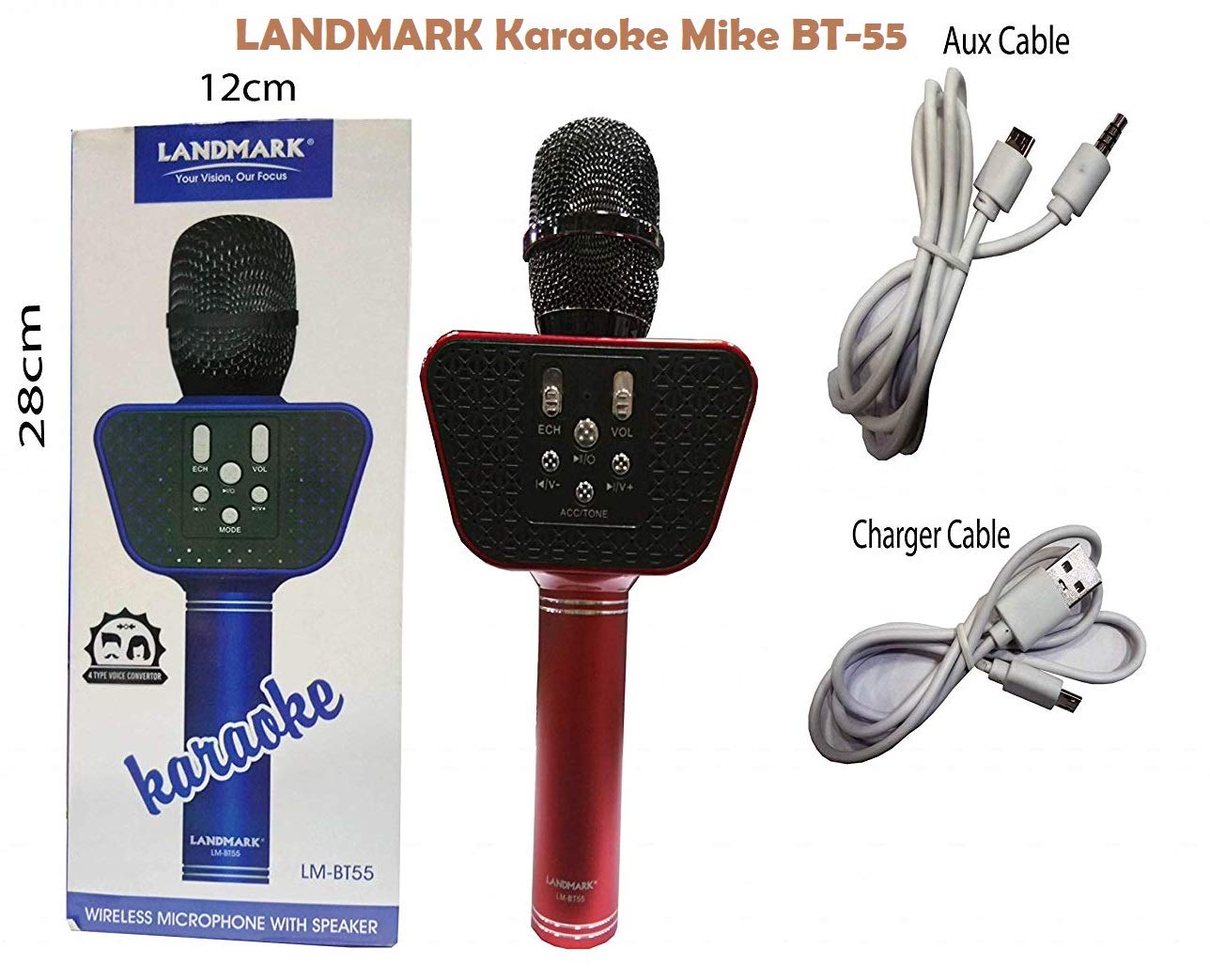 landmark wireless microphone with speaker