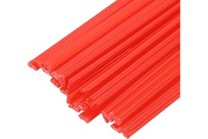 MECCANIXITY 20pcs 10 Inch Plastic Welding Rods PP Welding Strips Welder Rods for Car Bumper, Kayak Repair, Plastic Welder, Re
