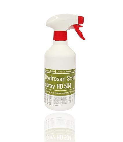 Hydrosan Schimmelspray 500 ml - Profi Schimmelentferner zur Bekämpfung von Schimmel, Pilzen und ähnlichem Befall
