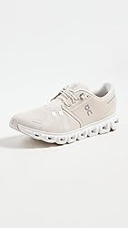 On Women's Cloud 6 Sneakers, Pearl/White, 9 Medium US