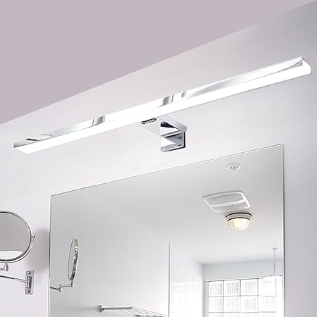 CroLED LED Spiegelleuchte Badlampe 8W Beleuchtung Spiegelschrank Bad Spiegellampe Wandleuchte 50cm AC190-240V Warmwei?
