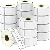BETCKEY - Compatible DYMO 30321 (1-4/10" x 3-1/2") Address Labels, Perforated, Compatible with DYMO Labelwriter 450, 4XL, NOT Fit 550 & 5XL [16 Rolls/4160 Labels]