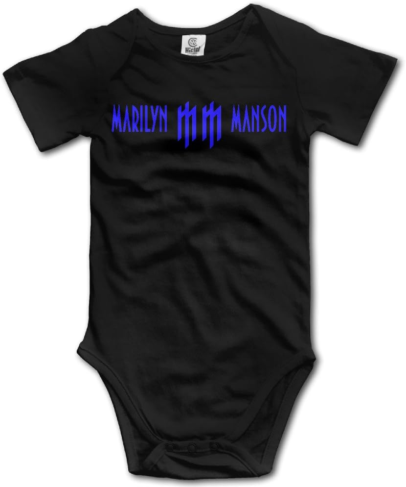 Marilyn Manson Rock Band Babys Jumpsuit Outfits Black