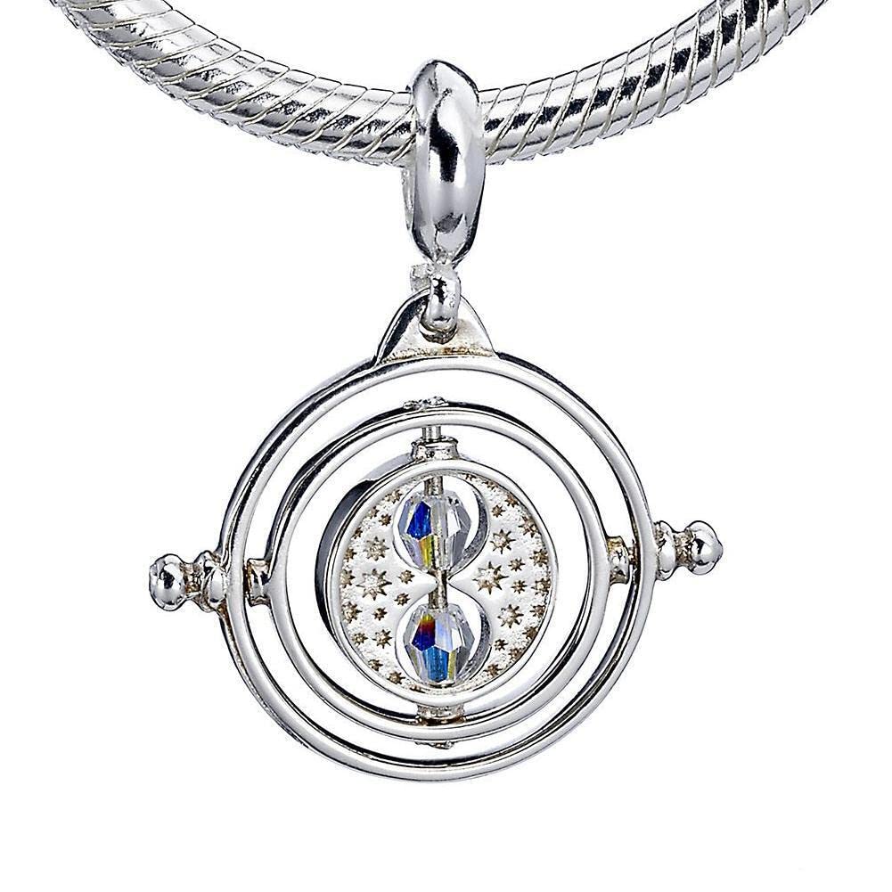 Sterling Silver Time Turner slider charm Embellished with Swarovski® Crystals