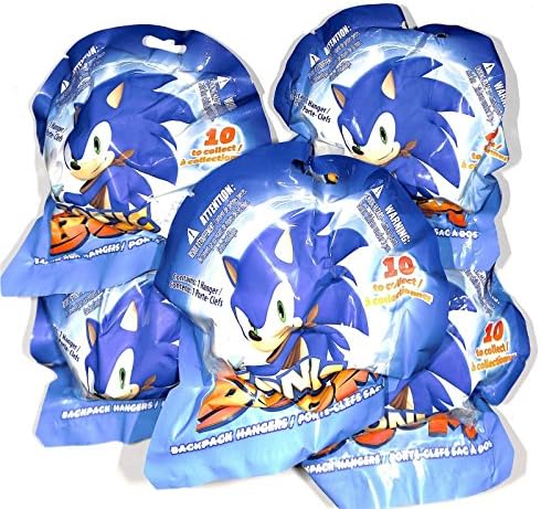 Sega Sonic Boom Figure Hanger Keychain Clip 5 Blind Bags