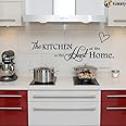 Rotumaty 'The Kitchen' Quote Wall Stickers Kitchen & Dining Room Wall Decal Vinyl Home Décor (Size B)