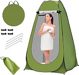 Denny International Portable Pop Up Privacy Tent Green Camping Shower Changing view 2