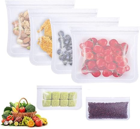 reusable bags ziplock