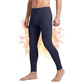 Thermal Underwear for Men - Long Johns Bottom Fleece Lined Base Layer Pants | Men's Warm Leggings for Cold Weather Winter Snow Ski Hiking Running Lounge Casual,Insulated Elastic Soft Thermals Clothing