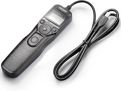 Amazon Co Jp Neewer 一眼レフカメラ 有線 Lcd タイマー機能付 シャッターリモートコントロール 微速度撮影 並行輸入品 家電 カメラ