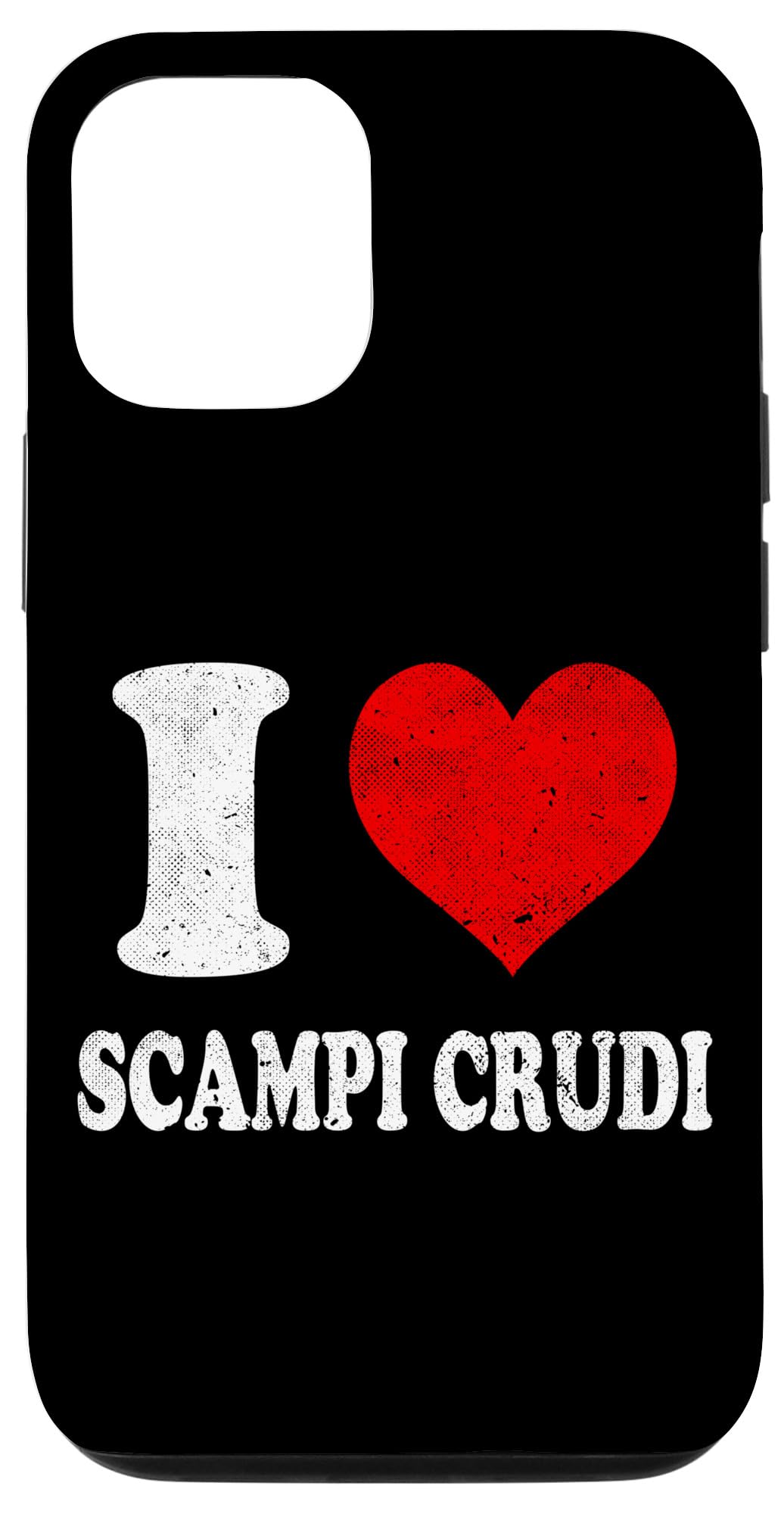 iPhone 12/12 Pro I Love Scampi Crudi Vintage Case