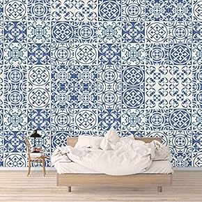 Wall Mural Beautiful Pattern of Mosaic Removable Self-Adhesive Large Wallpaper - 66x96 inches