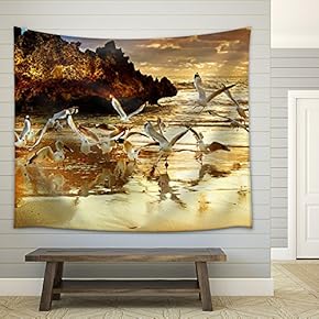 Two Rocks Perth Western Australia - Fabric Wall Tapestry Home Decor - 51x60 inches