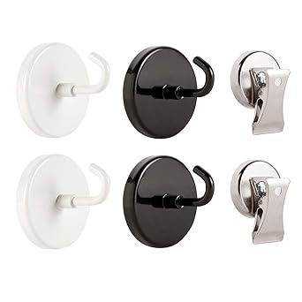 Archmum - Ganchos magnéticos de alta calidad 4 unidades, incluye 2 ...