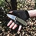 Kizer Cutlery Folding Pocket Knives Flipper Knife Green G10 Handles Tactical Knife, Kizer Gemini Ray Laconico V3471N2