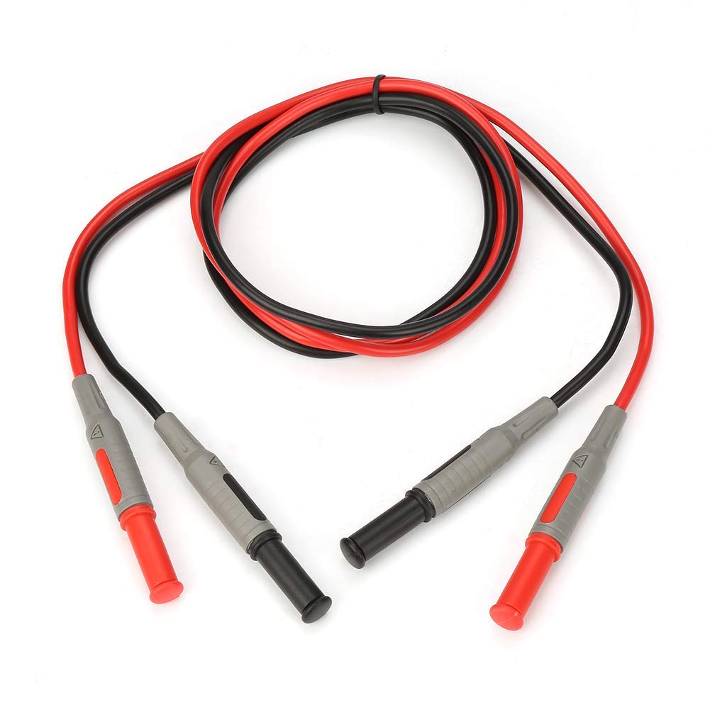 DollaTek P1032 4 mm double insulated banana plug test cable for straight multimeter cable with standard protective cap