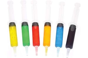 DEKE HOME Jello shot syringes 25 pack (2oz) Reusable edible Party seringe shots. Perfect supplies for Halloween, bachelor/bachelorette, college parties, games, nurse, ladies, Summer Fun