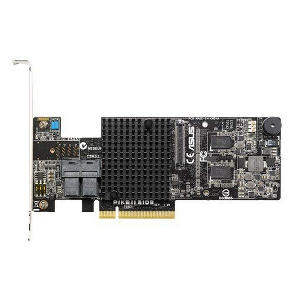 Asus PIKE II 3108-8I/16PD/2G Raid Card (2GB/PCI-E Gen 3/8 ports/RAID 0/RAID 1/RAID 10/RAID 5/RAID 6/RAID 50/RAID 60)
