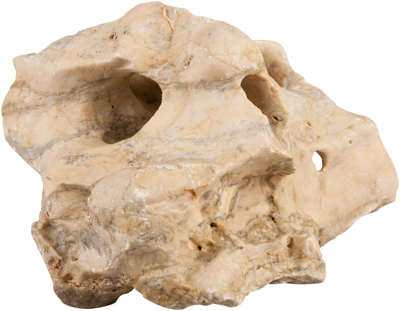 Sera Aquarium Stones - Beige Perforated Rock Hole Stones (S/M Size, 0.6 - 1.4 kg) - Natural Decoration for Aquarium