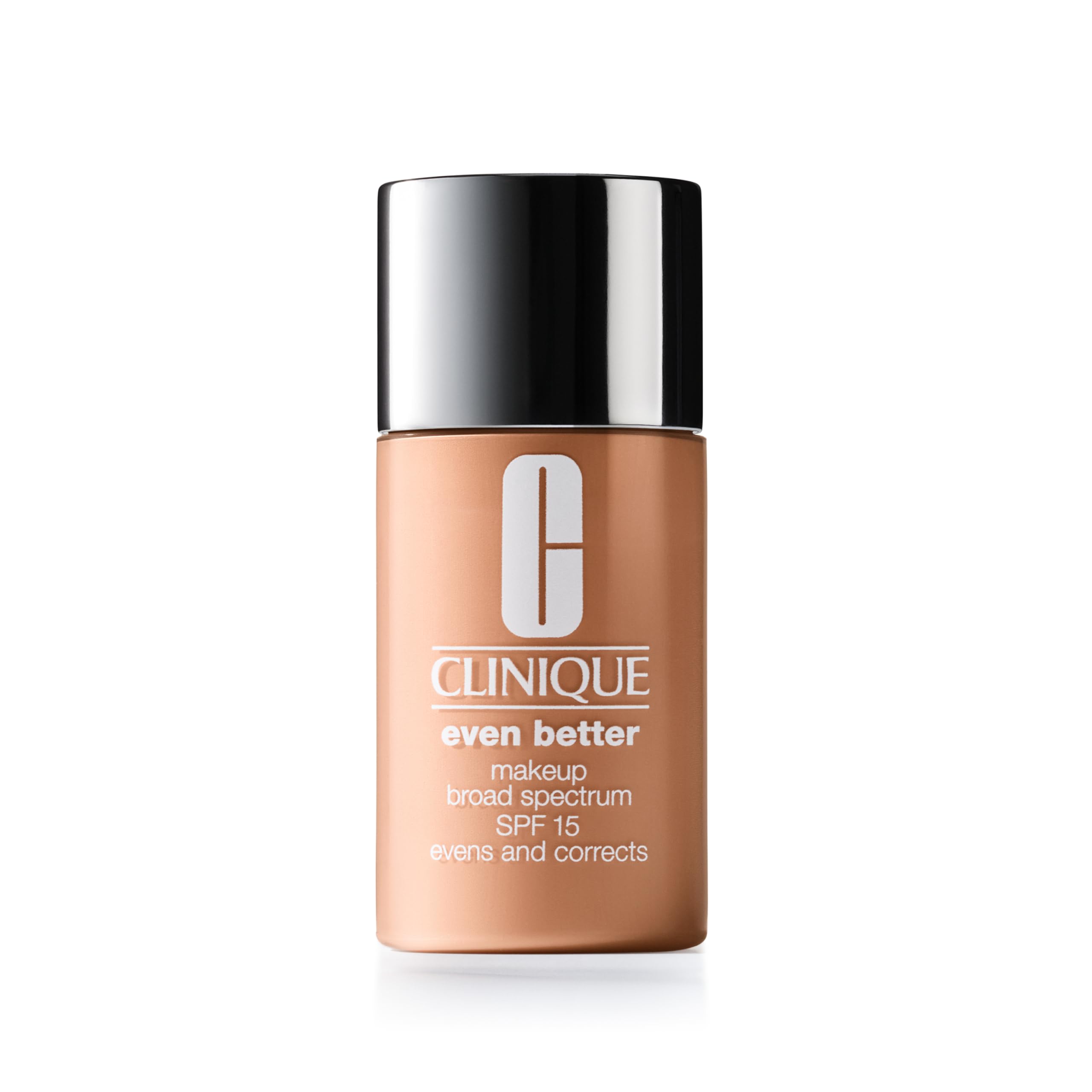 Photo 1 of Clinique Even Better Makeup Foundation Broad Spectrum SPF 15 | Medium Coverage + Natural Finish | With Vitamin C | Evens Skin Tone + Reduces Dark Spots, Sand, 1 Fl Oz