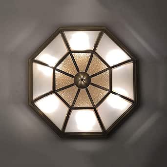 Araña de luces lámpara de techo de cobre y estaño con soldadura de oro