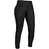 GREAT BIKERS GEAR - Women Motorcycle Leggings Riding Ladies Pants Protective Cargo Motorbike with Free Ce Protectors Armored