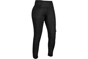 GREAT BIKERS GEAR - Women Motorcycle Leggings Riding Ladies Pants Protective Cargo Motorbike with Free Ce Protectors Armored