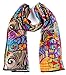 Salutto Women 100% Silk Scarf Van Gogh Monet Famous Painter Painted Scarves
