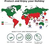 UMKY Mosquito Net for Double Bed - Travel Insect Protection view 3