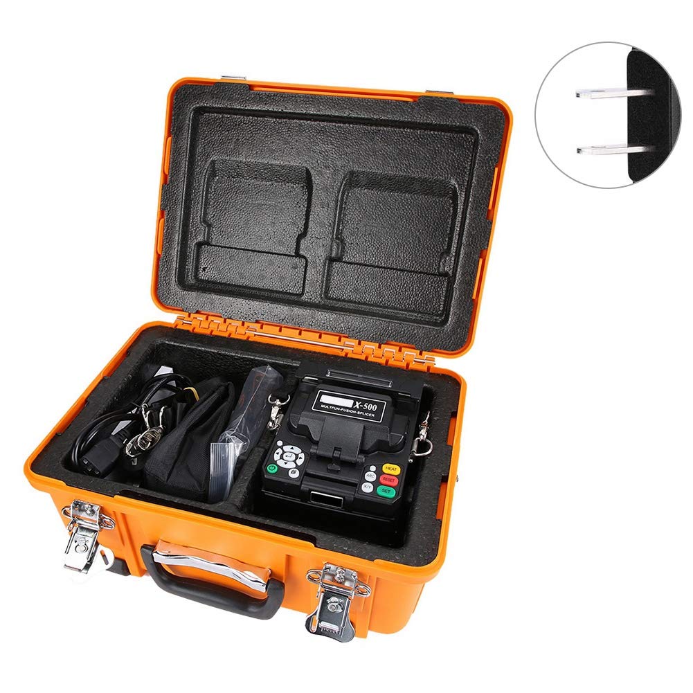 Empalmador de fusión de fibra óptica