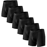 HAVVIS Men's Performance Underwear Boxer Briefs Soft Comfortable Bamboo Viscose Underwear for Men Multipack