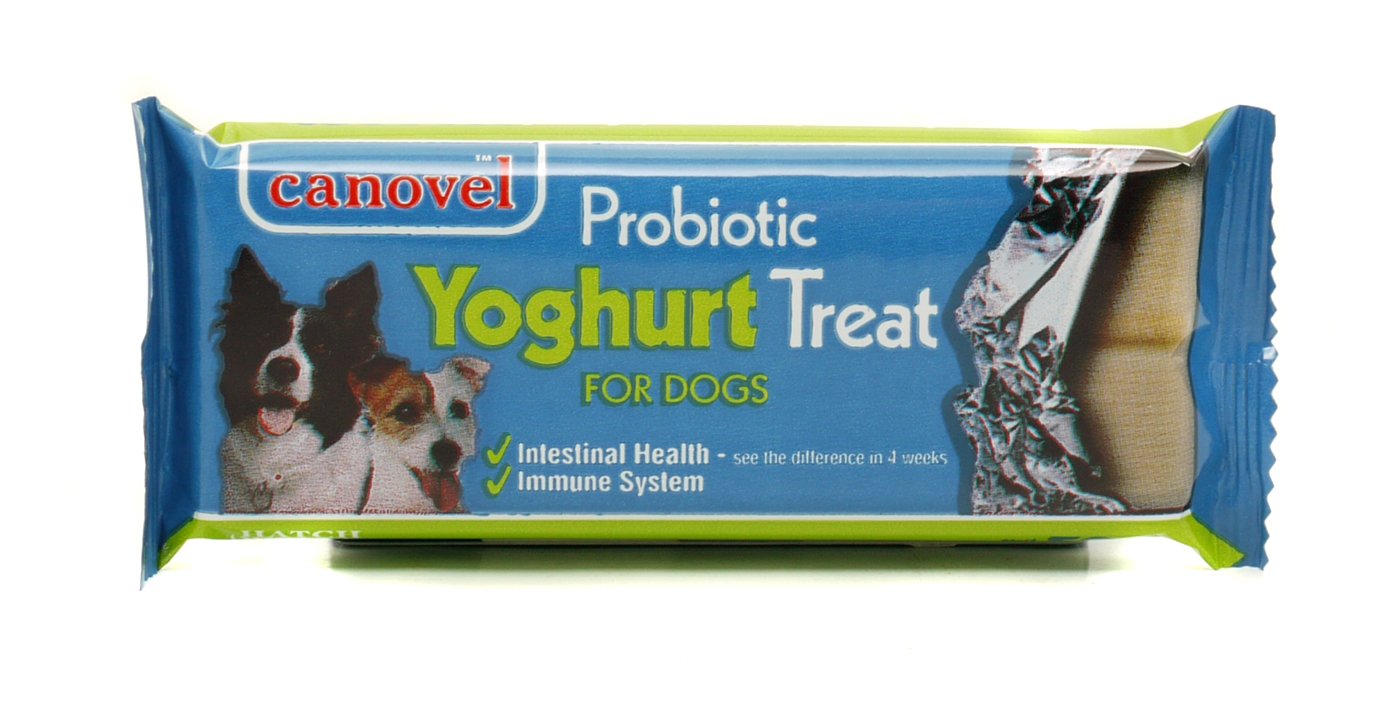 Canovel Probiotic Yoghurt Treat Bar for Dogs 18 x 50g 900g