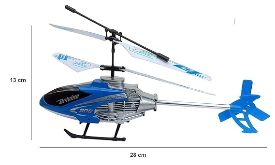 BBS Radio Remote Controlled Helicopter Toy with Unbreakable Blades - Multi Color