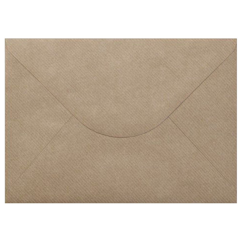 Vintage Brown Kraft Ribbed Envelopes Size C5 162mm x 229mm - Pack of 100