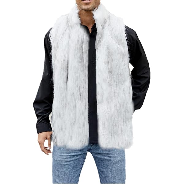 Premium eco fur vest 【DIANTE】 DORI Sculpted fox fur vest – Wolfie Premium Outerwear