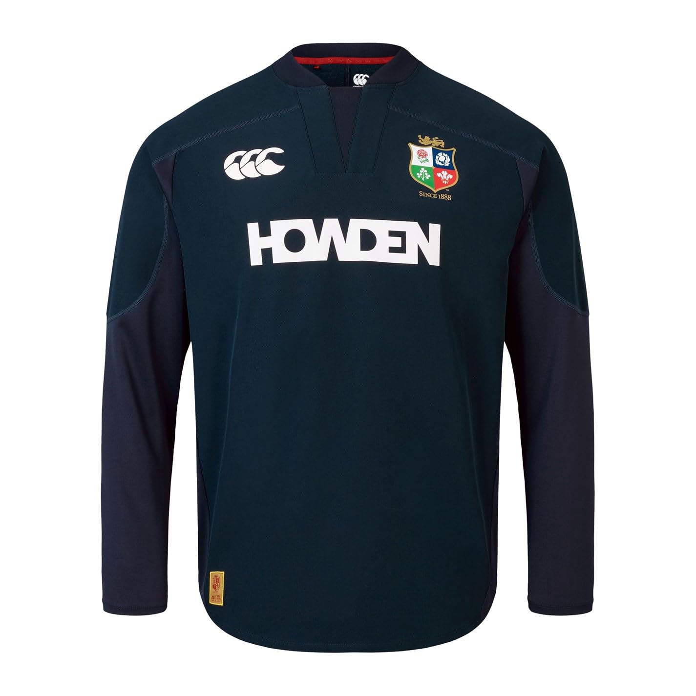 British & Irish Lions Canterbury Men's Official Canterbury Drill Top | Rugby Shirt | Water Resistant, Dark Sapphire, XS