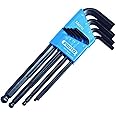 Stanley Proto J4996 Round Head Hex Key Set-Metric, 9PC Black, 1.5 mm; 2 mm; 2.5 mm; 3 mm; 4 mm; 5 mm; 6 mm; 8 mm