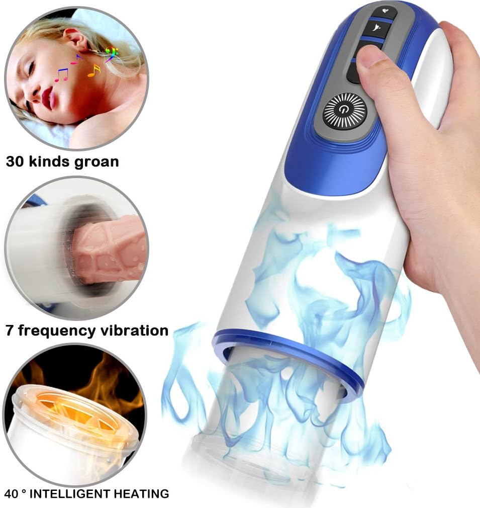 Male Stroke Toys Adult,Portable Small Lifelike-Pùssey Pocket for Men Hands Free Fleshlightt for Men Pleasure Shower,Powerful Thrusting Rotating Men's Underwear Automatic Machine