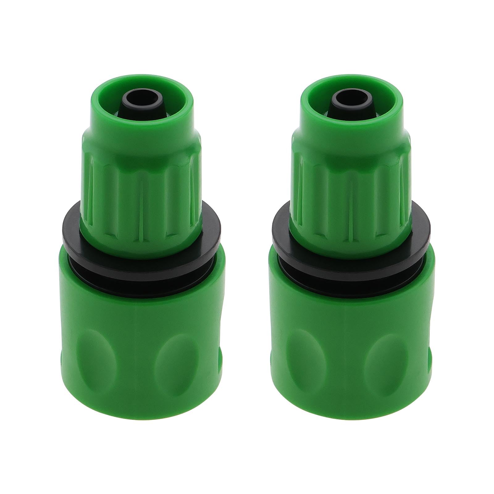 YINETTECH 2PCS Expanding Hose Connector 67.3x34.2mm Suitable for Telescopic Tubes with Inner Diameter 8-10mm Garden Hose Repair Kit for Garden Patio, Green