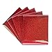 TECKWRAP Red Glitter Heat Transfer Vinyl, Glitter Red Iron on Vinyl Heat Press Vinyl for T-Shirts 12