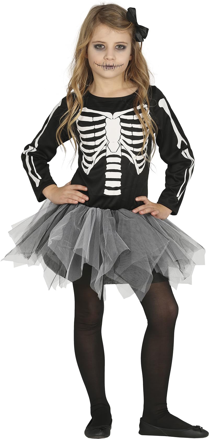 Fiestas Guirca - 87388 Costume Skeleton with Tutu for Girl