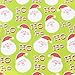 JAM Paper® Christmas Wrapping Paper - 25 Sq Ft - Cartoon Santa Ho Ho Ho Design Gift Wrap - Roll Sold Individually