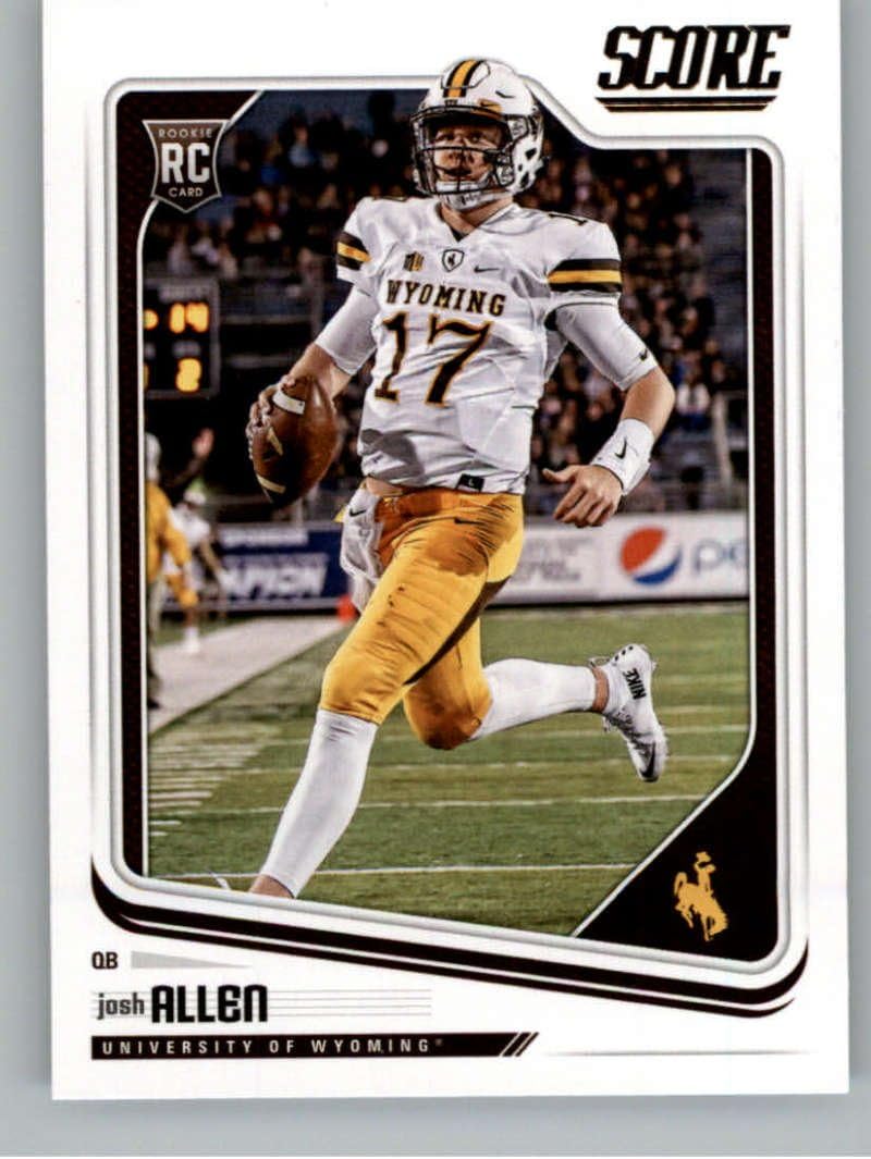 2018 Score 350 Josh Allen Wyoming Cowboys