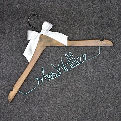 Wedding Brown Wood Suit Hanger, Personalized Hanger，Bridesmaids Hanger