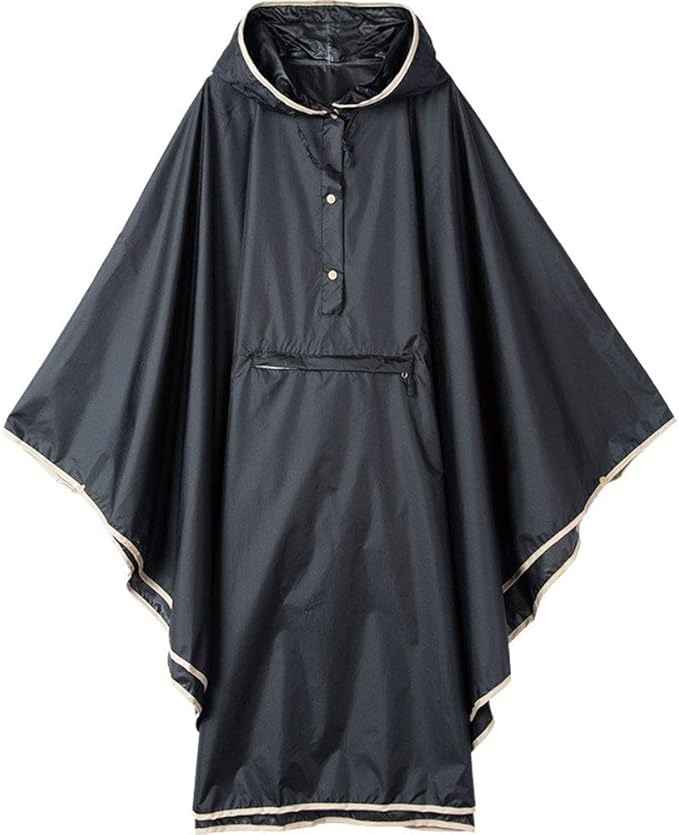 Women's Waterproof Poncho Reusable Raincoat Lightweight Rain Poncho